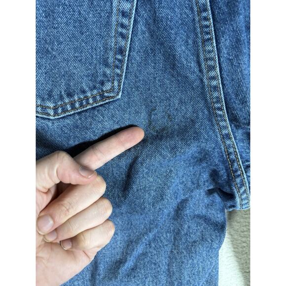 Vintage Gap Mom Jeans Womens 10 28x29 Blue Reverse Fit USA Made High Rise READ - Picture 4 of 12